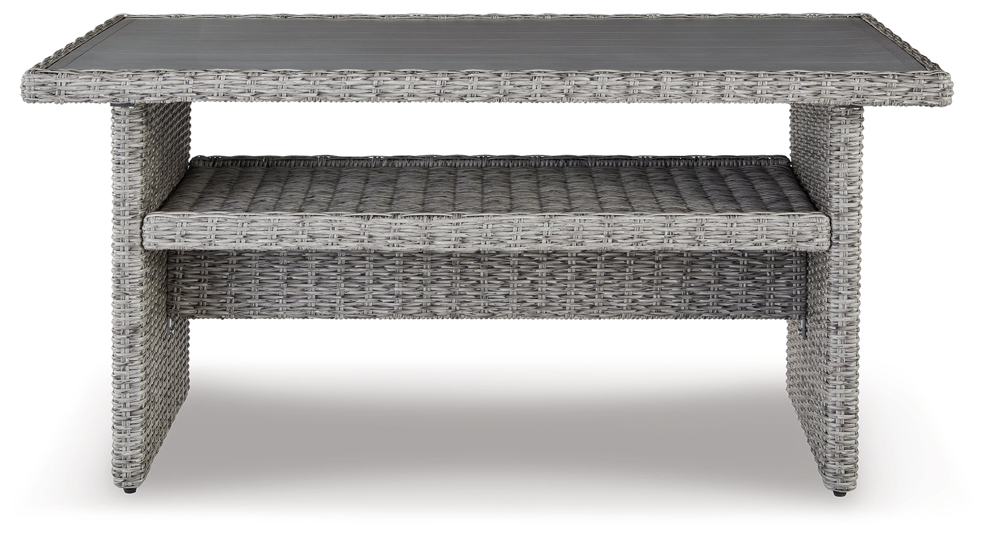 Furniture City Laplace - Ashley Furniture - Naples Beach Outdoor - RECT Multi-Use Table / Light Gray - P439-625
