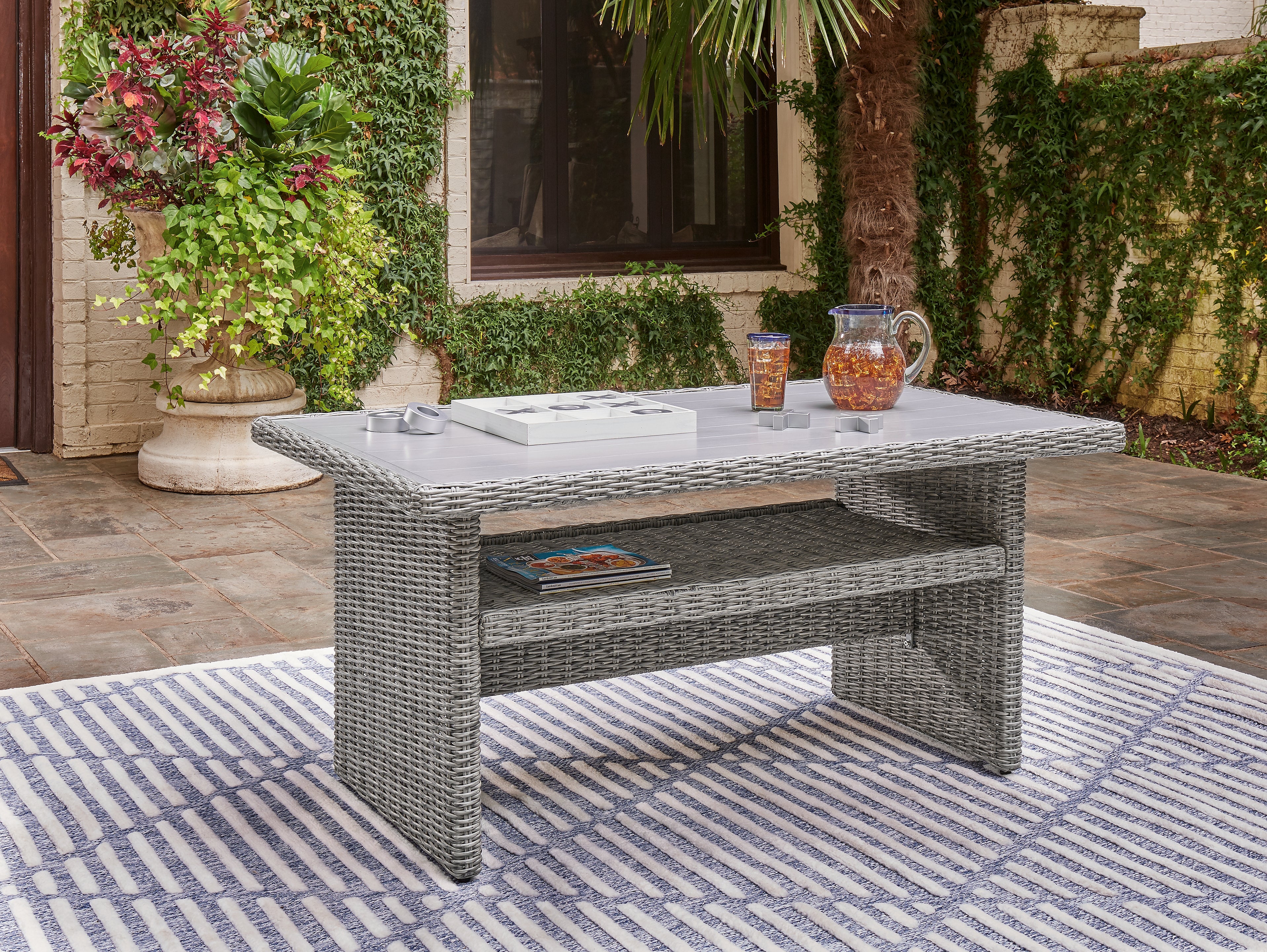 Furniture City Laplace - Ashley Furniture - Naples Beach Outdoor - RECT Multi-Use Table - P439-625