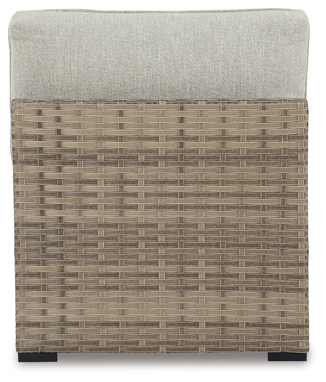 Furniture City Laplace - Ashley Furniture - Calworth Outdoor - Armless Chair w/Cushion (Set of 2) - P458-846