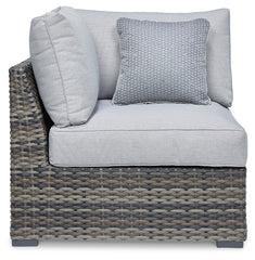 Furniture City Laplace - Ashley Furniture - Harbor Court Outdoor - Ottoman with Cushion / Gray - P459-814