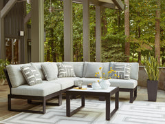 Furniture City Laplace - Ashley Furniture - Beachloft Outdoor - 6-Piece Outdoor Sectional - P490P1