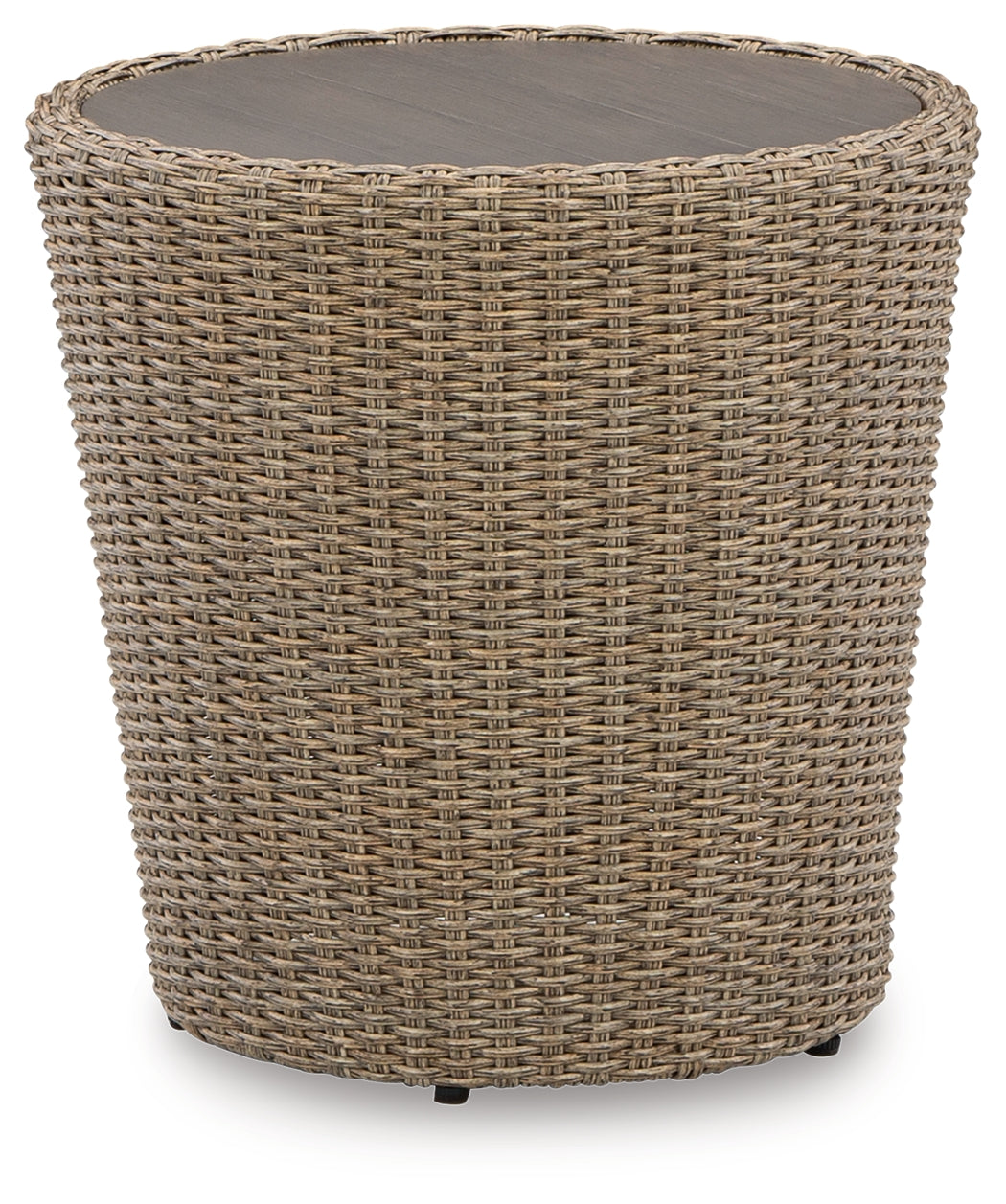 Furniture City Laplace - Ashley Furniture - Danson Outdoor - Round End Table / Beige - P505-706