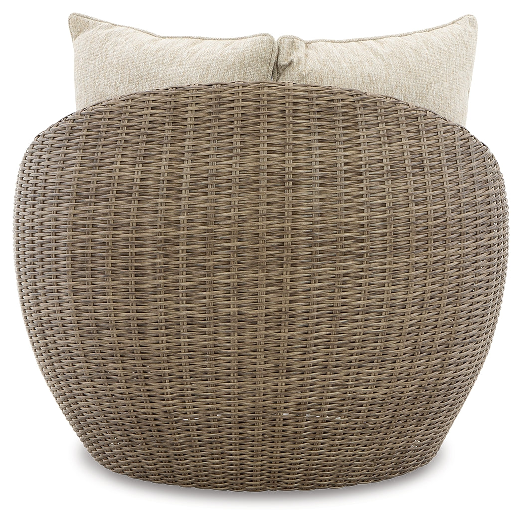 Furniture City Laplace - Ashley Furniture - Danson Outdoor - Swivel Lounge w/Cushion (Set of 2) - P505-821