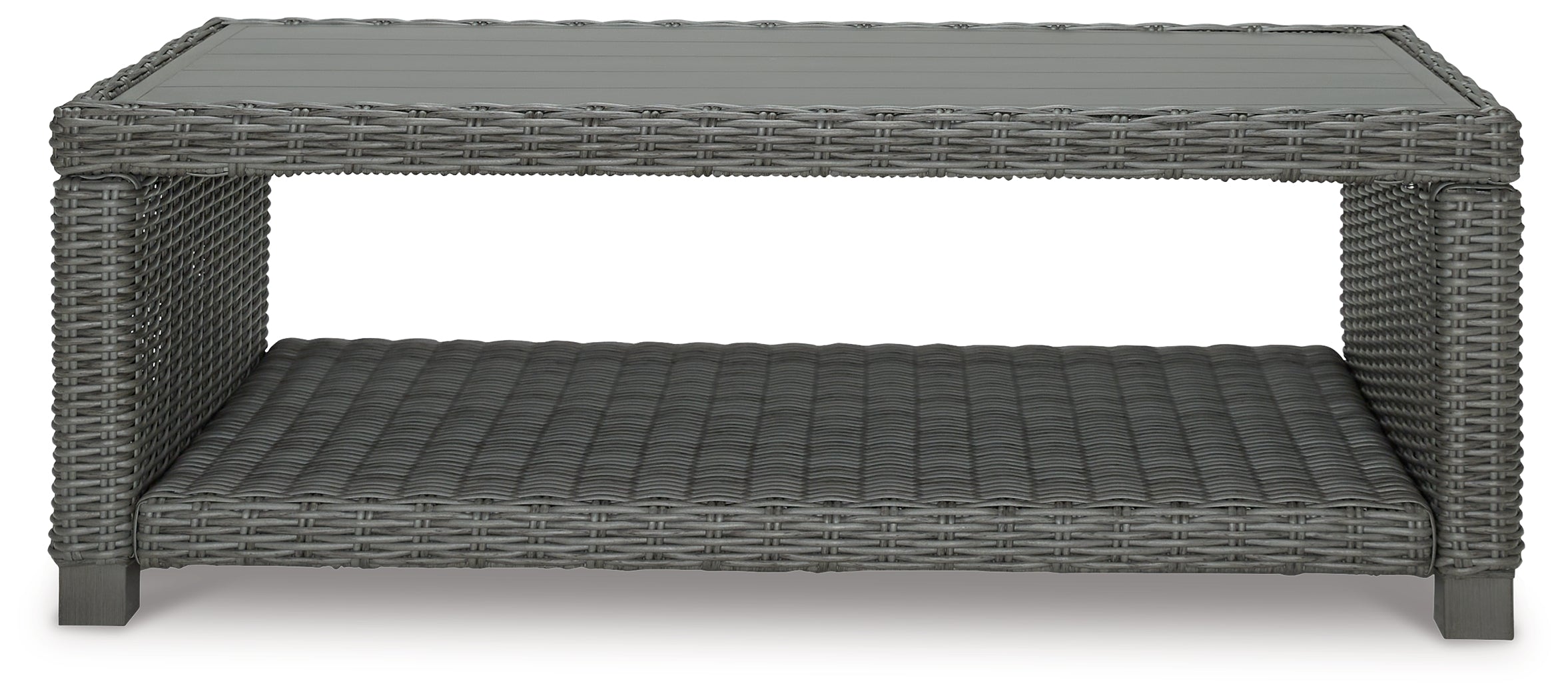 Furniture City Laplace - Ashley Furniture - Elite Park Outdoor - Rectangular Cocktail Table / Gray - P518-701
