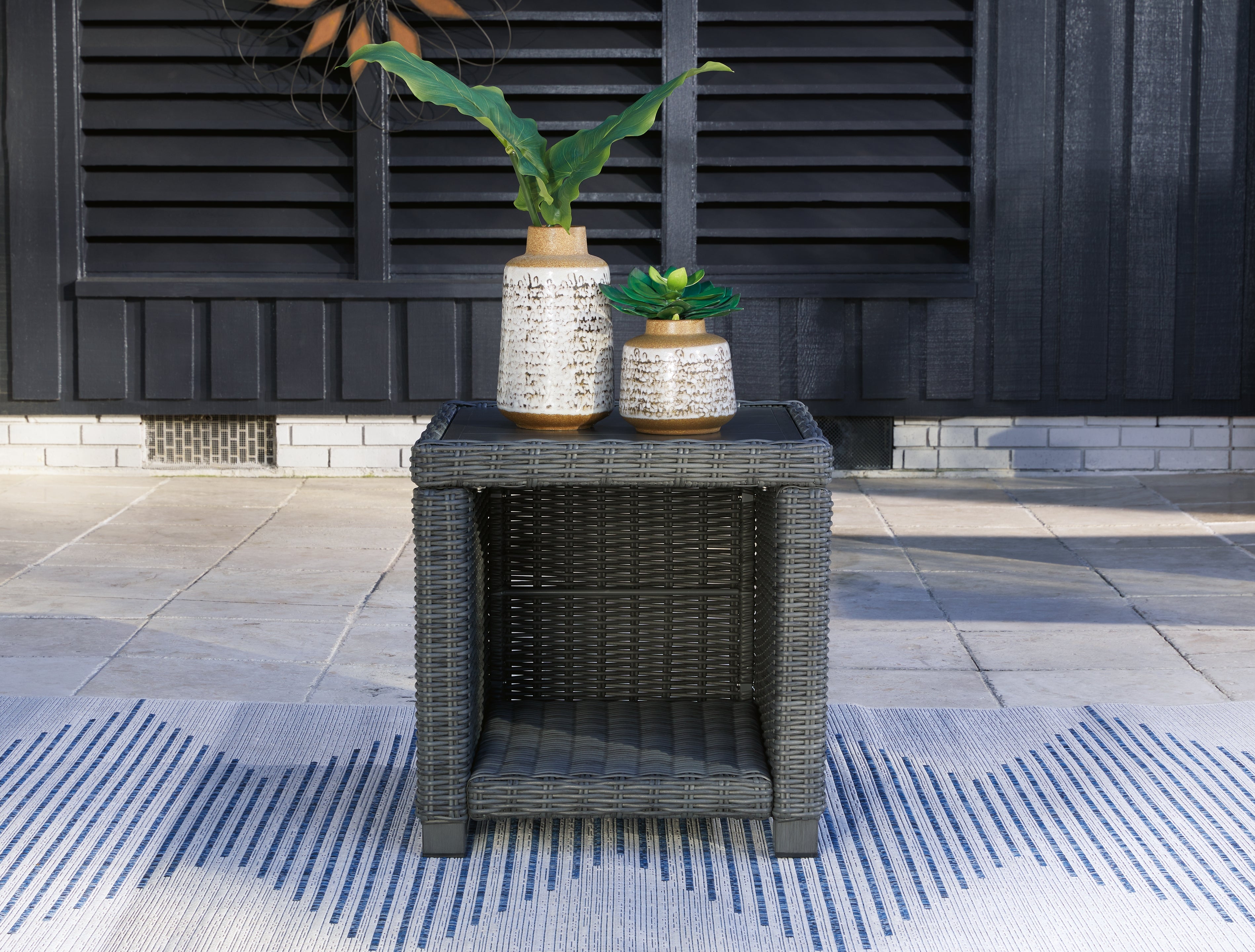 Furniture City Laplace - Ashley Furniture - Elite Park Outdoor - Square End Table - P518-702