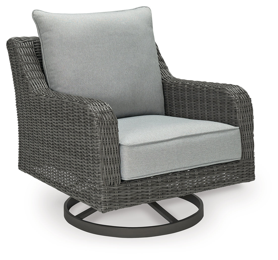 Furniture City Laplace - Ashley Furniture - Elite Park Outdoor - Rectangular Cocktail Table / Gray - P518-701
