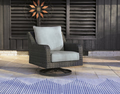 Furniture City Laplace - Ashley Furniture - Elite Park Outdoor Swivel Lounge with Cushion - Swivel Lounge w/ Cushion - P518-821