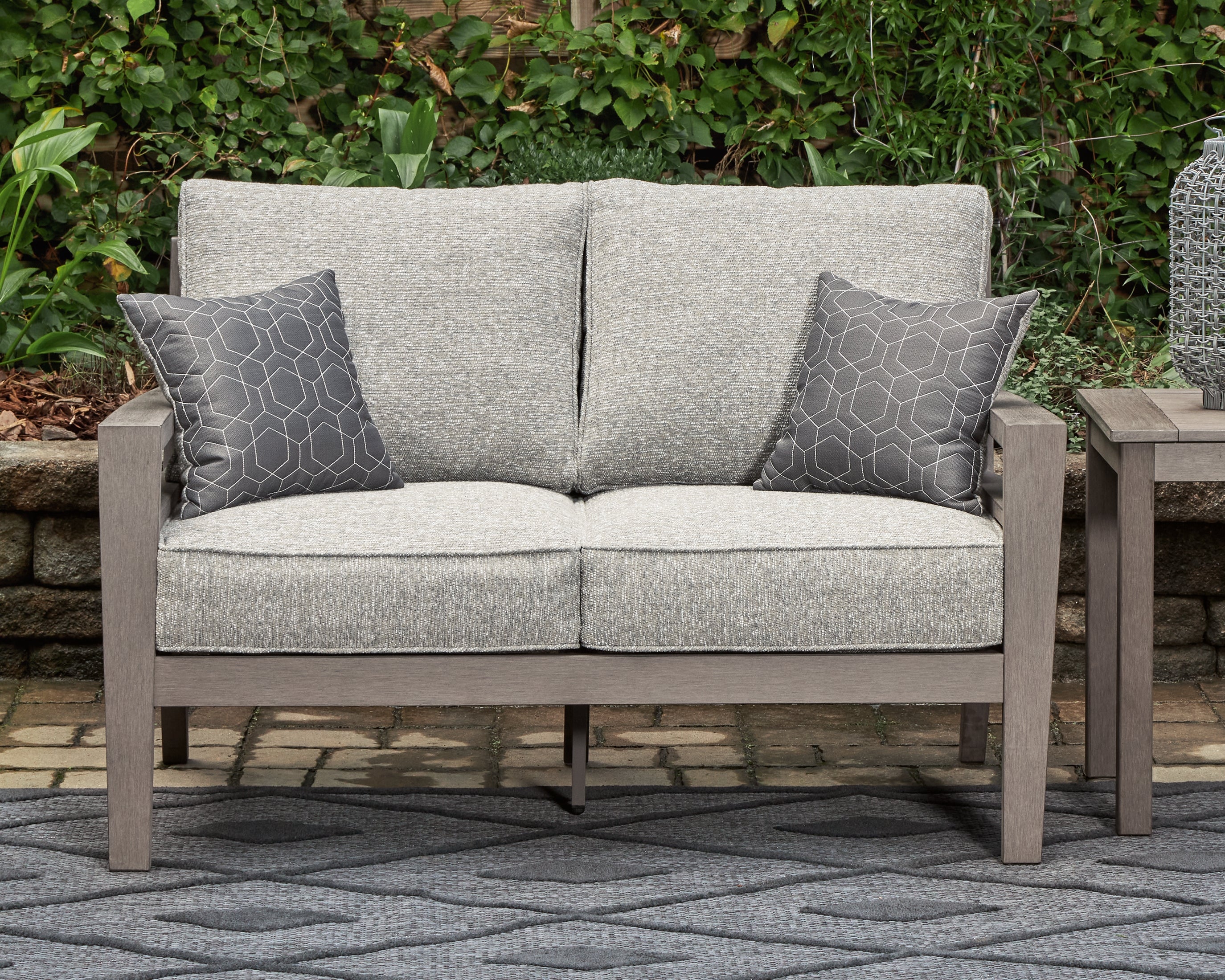 Furniture City Laplace - Ashley Furniture - Hillside Barn Outdoor - Loveseat w/Cushion - P564-835