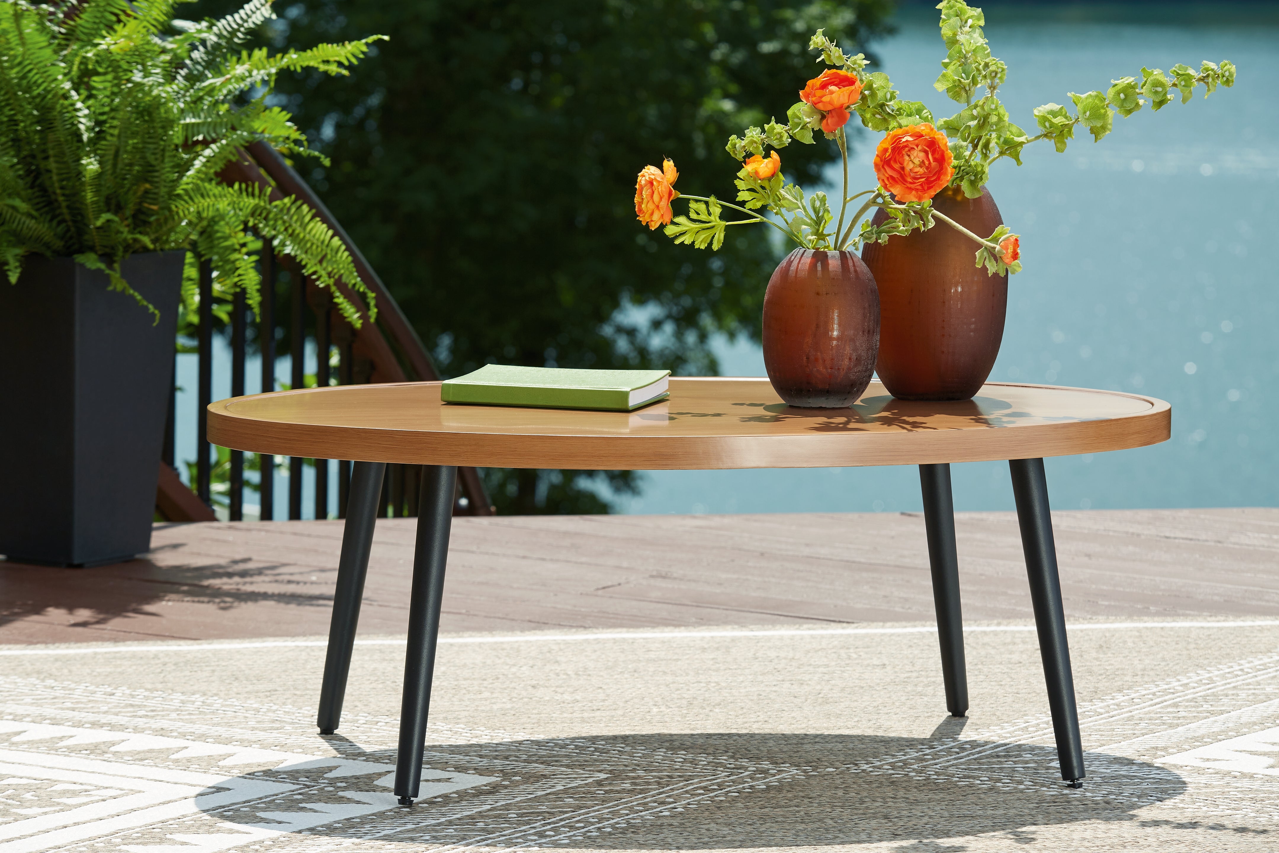 Furniture City Laplace - Ashley Furniture - Horizon Hall Outdoor - Cocktail Table - P572-701