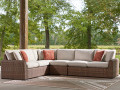 Furniture City Laplace - Ashley Furniture - Dolan Creek 4-Piece Outdoor Sectional - 4-Piece Outdoor Sectional - PCP610P2