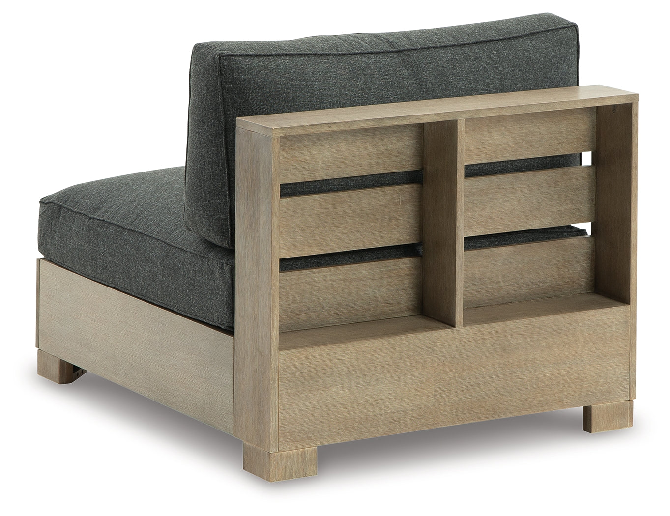 Furniture City Laplace - Ashley Furniture - Citrine Park Outdoor - Armless Chair w/Cushion (1/CN) / Brown/Charcoal - P660-846