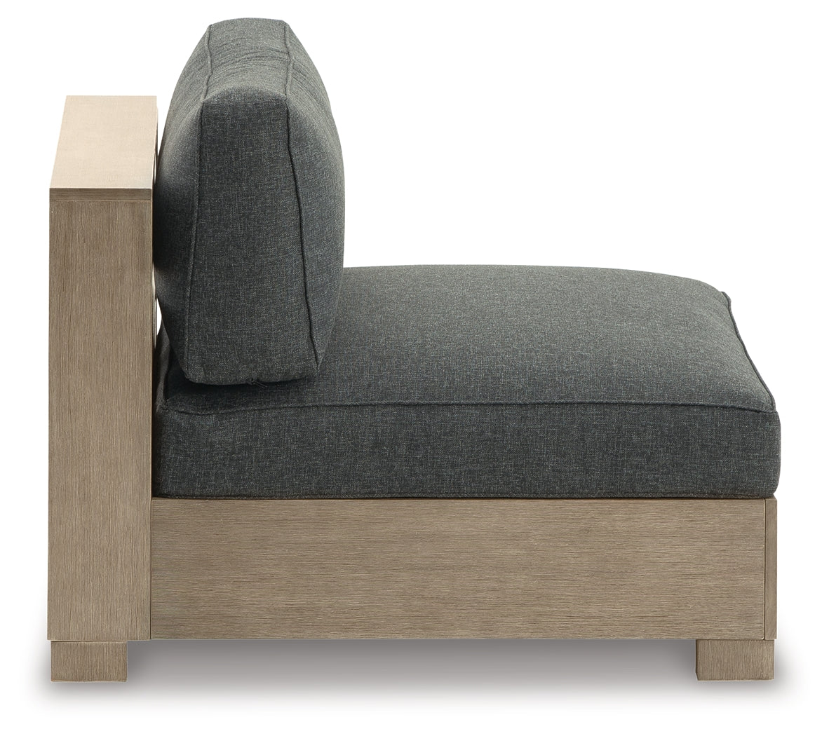 Furniture City Laplace - Ashley Furniture - Citrine Park Outdoor - Armless Chair w/Cushion (1/CN) / Brown/Charcoal - P660-846