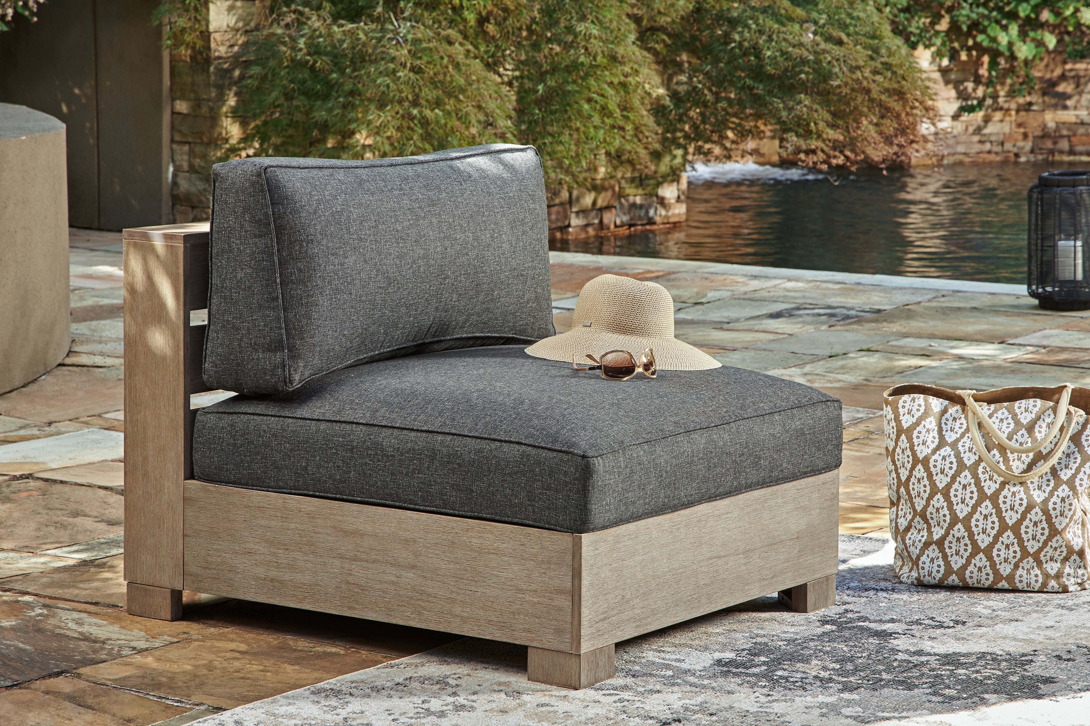 Furniture City Laplace - Ashley Furniture - Citrine Park Outdoor - Armless Chair w/Cushion (1/CN) - P660-846