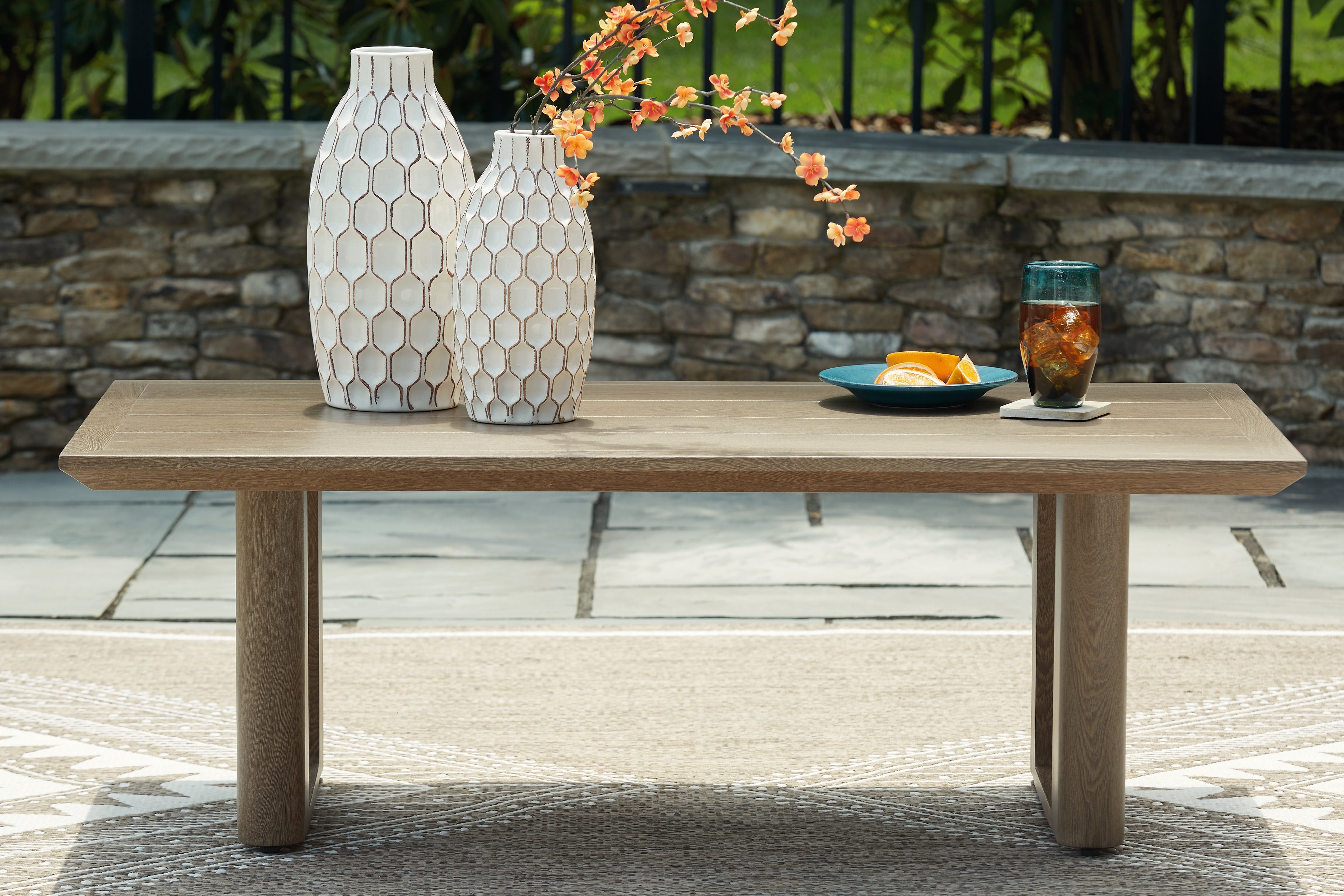 Furniture City Laplace - Ashley Furniture - Serene Bay Outdoor - Rectangular Cocktail Table - P671-701