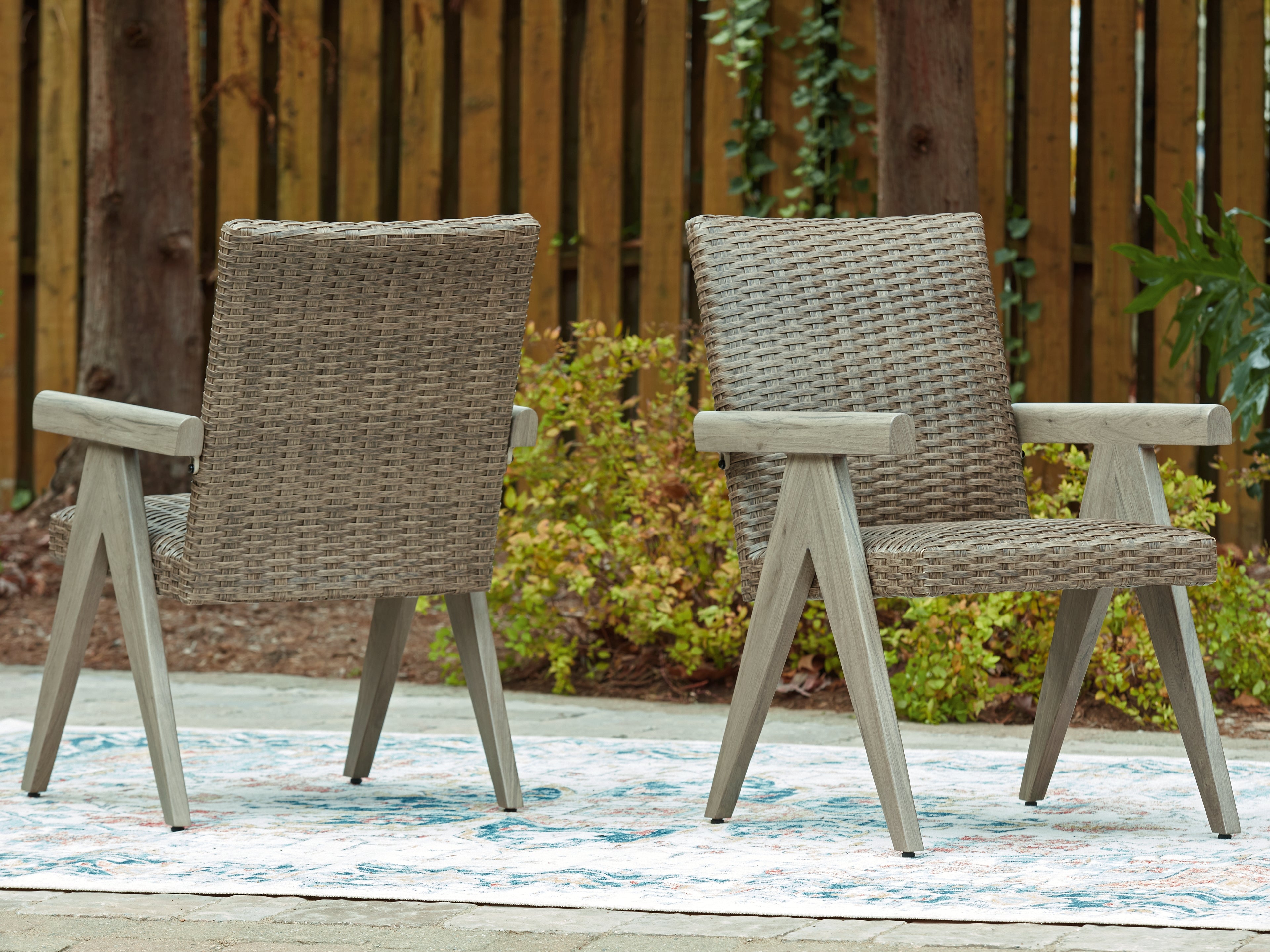 Furniture City Laplace - Ashley Furniture - Cliff Trails Outdoor - Arm Chair (Set of 2) - PCP690-601A