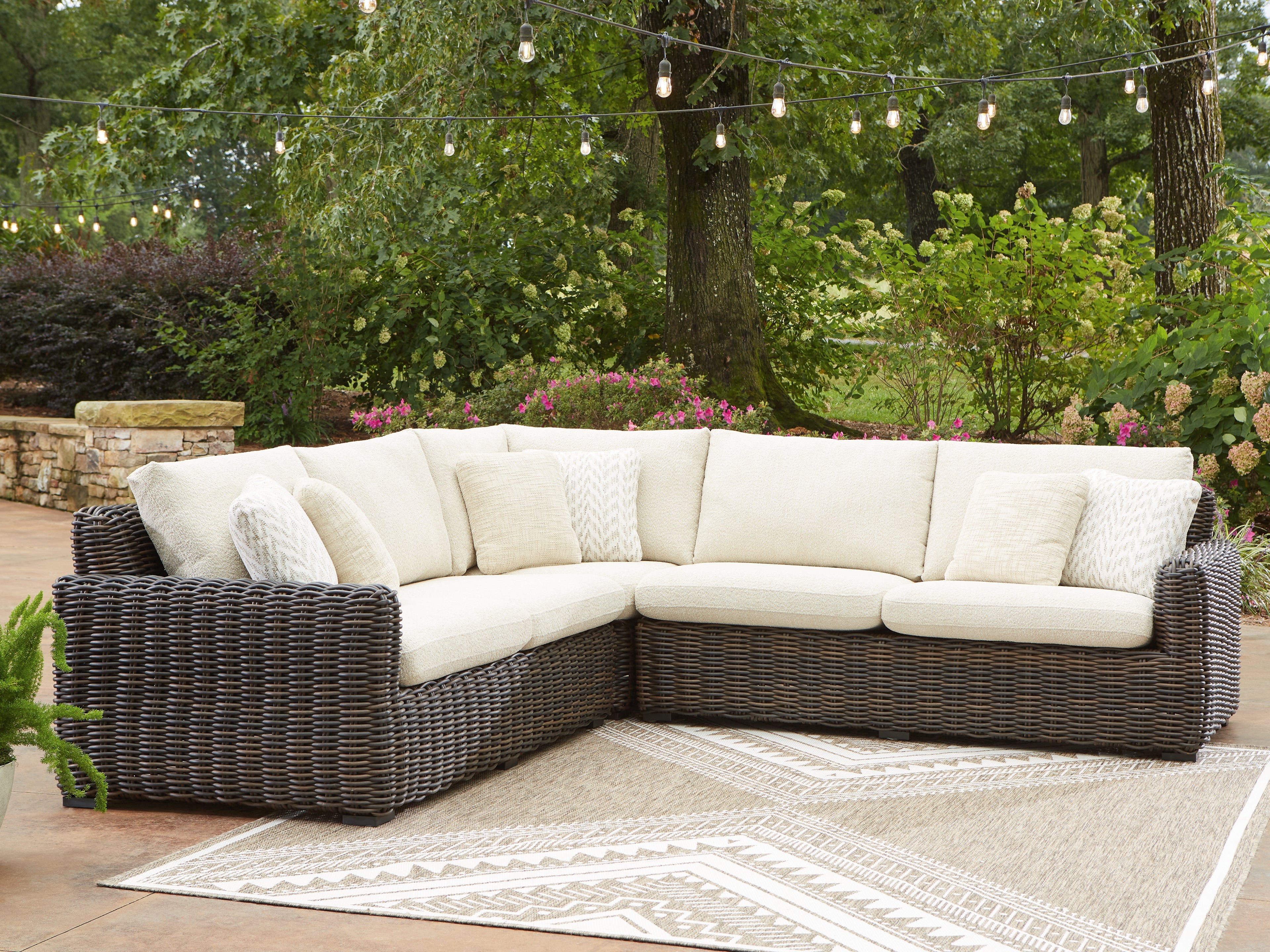 Furniture City Laplace - Ashley Furniture - Kimora Outdoor - 3-Piece Outdoor Sectional - P711P1