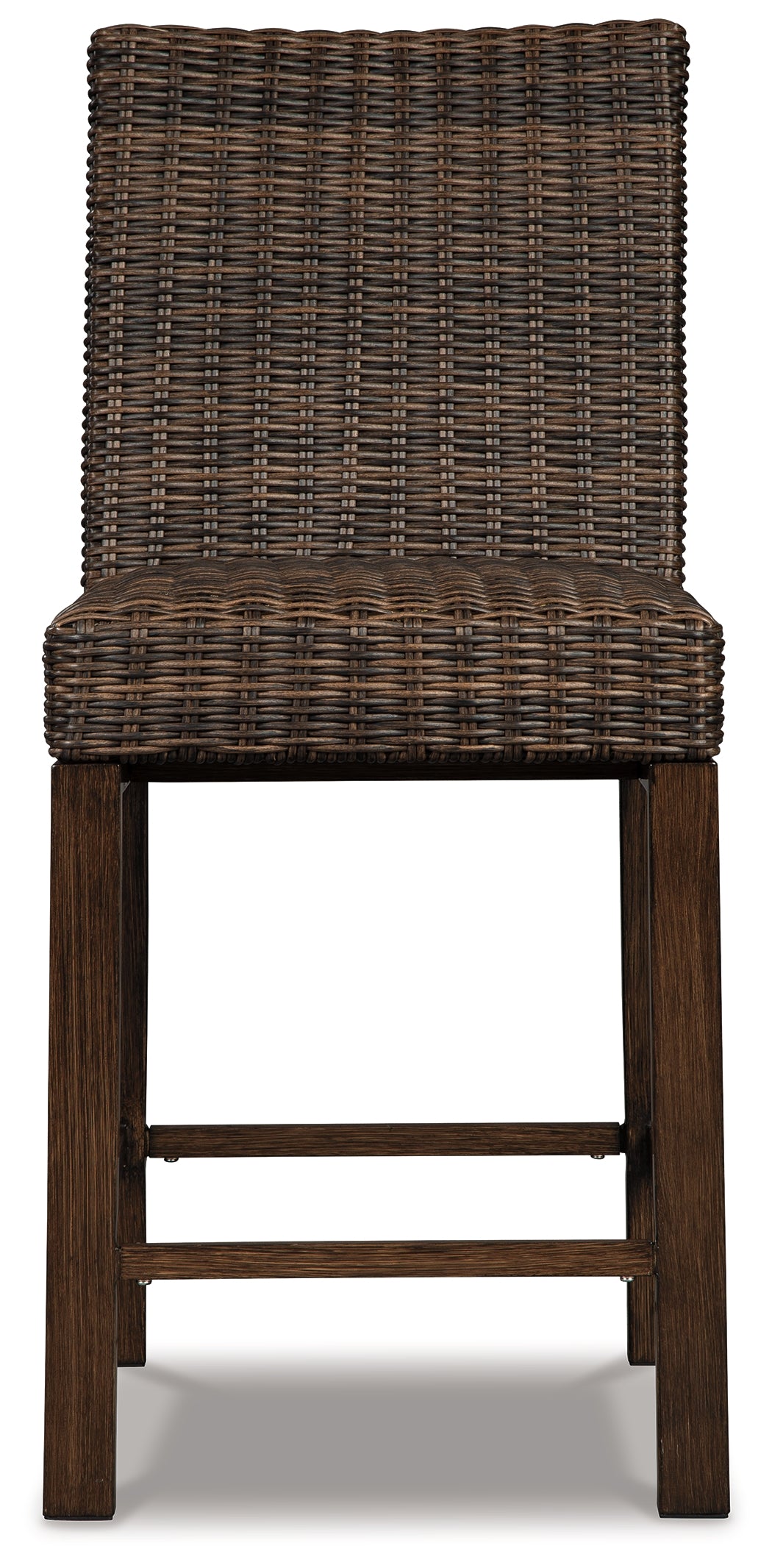 Furniture City Laplace - Ashley Furniture - Paradise Trail Outdoor - Outdoor Counter Height Dining Table with 4 Barstools / Medium Brown - P750P5