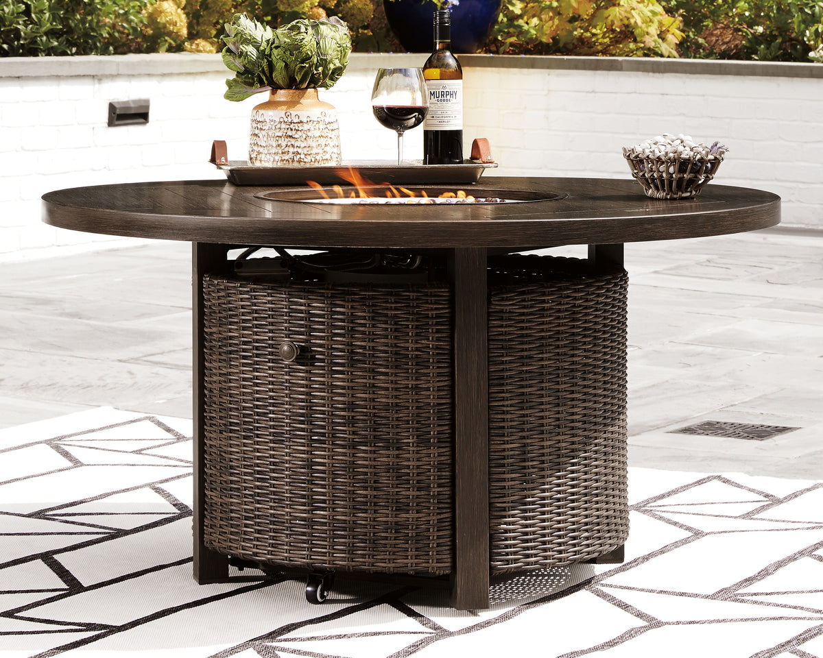 Furniture City Laplace - Ashley Furniture - Paradise Trail Fire Pit Table - Round Fire Pit Table - P750-776