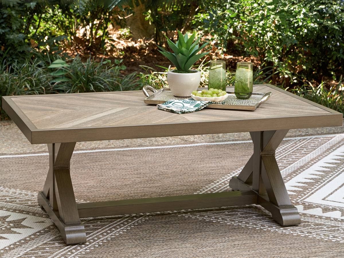 Furniture City Laplace - Ashley Furniture - Laguna Heights Outdoor Coffee Table - Rectangular Cocktail Table - PCP790-701