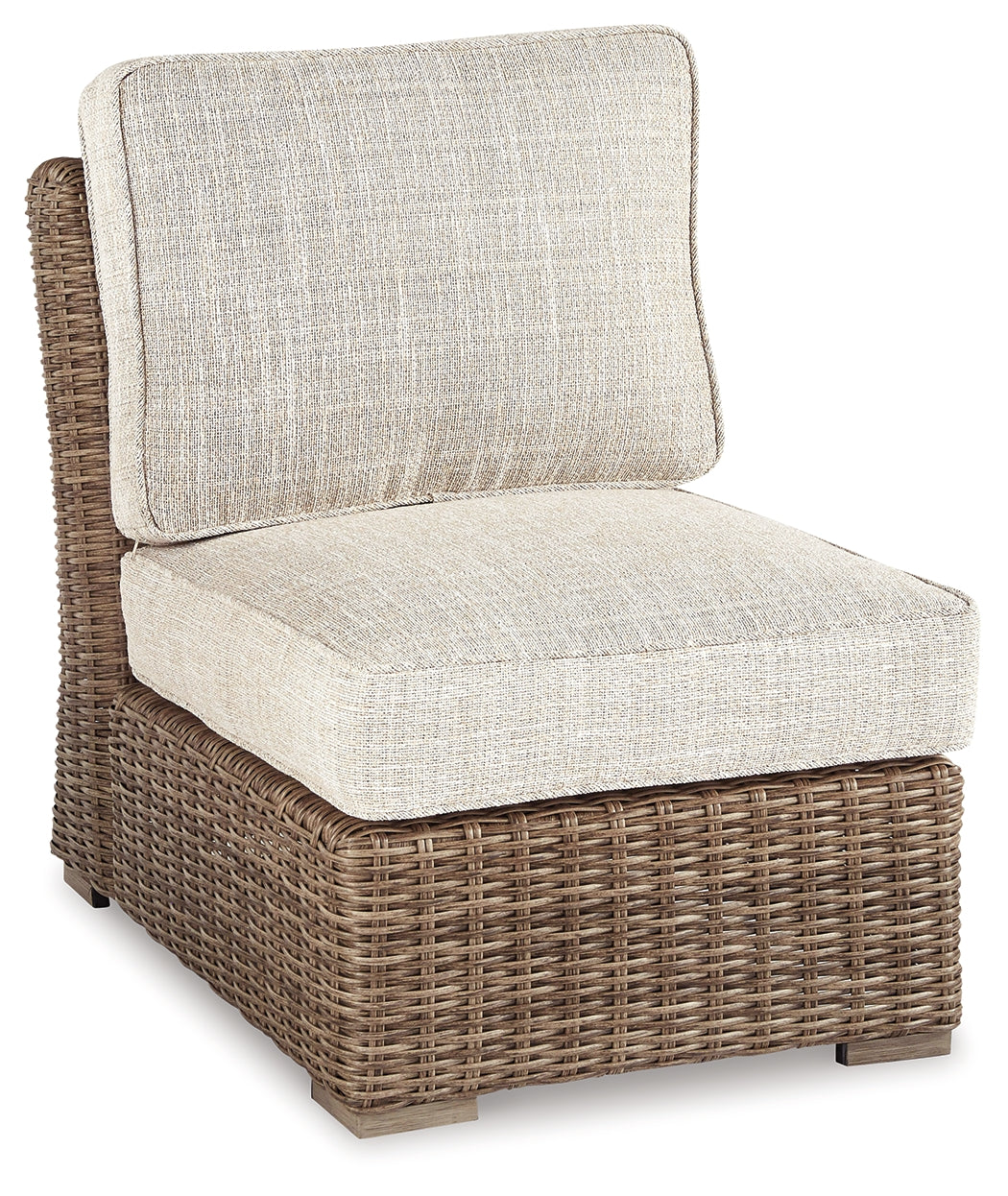 Furniture City Laplace - Ashley Furniture - Beachcroft Outdoor - Sofa with Cushion / Beige - P791-838