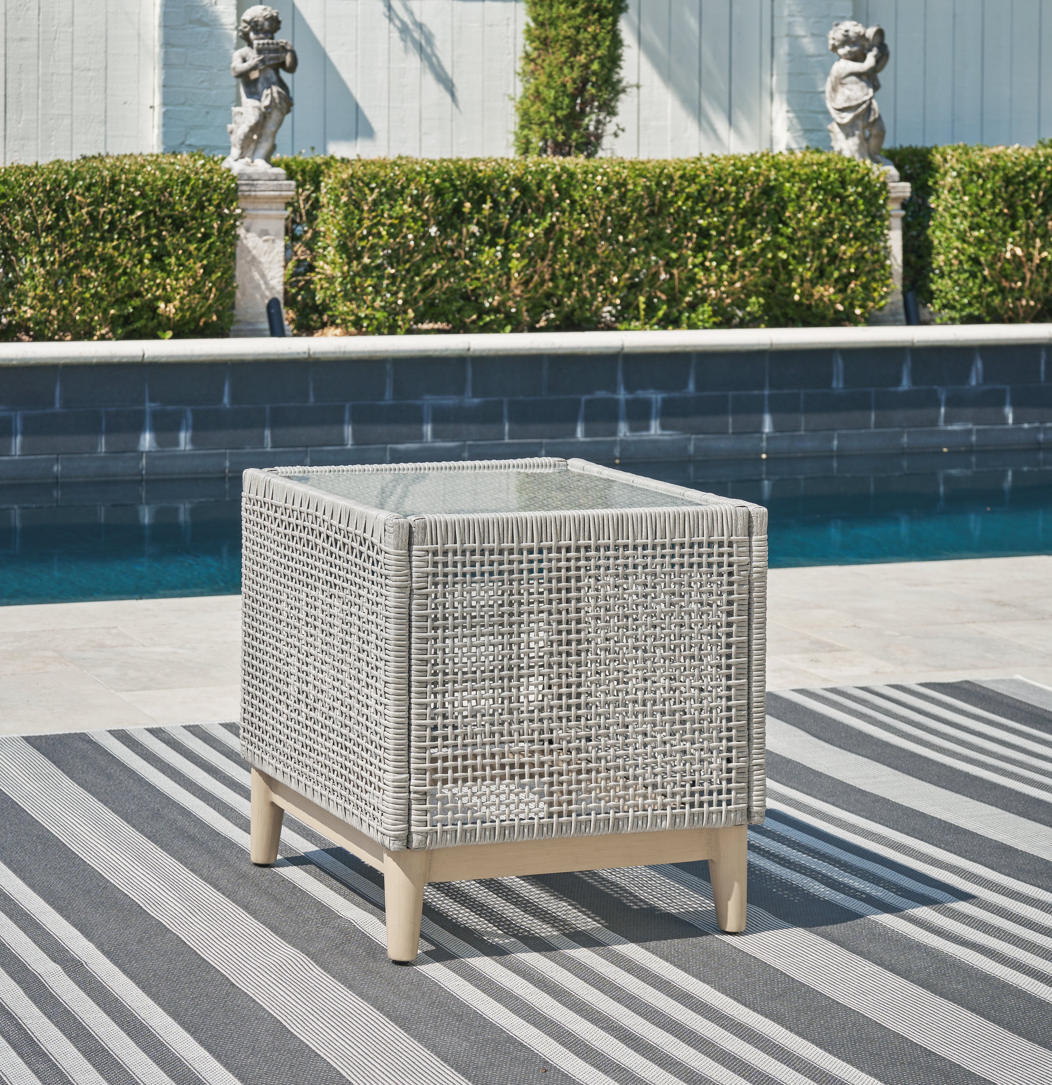 Furniture City Laplace - Ashley Furniture - Seton Creek Outdoor - Square End Table - P798-702