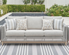 Furniture City Laplace - Ashley Furniture - Seton Creek Outdoor Sofa with Cushion - Sofa with Cushion - P798-838