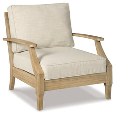 Furniture City Laplace - Ashley Furniture - Clare View Outdoor - Loveseat w/Cushion / Beige - P801-835