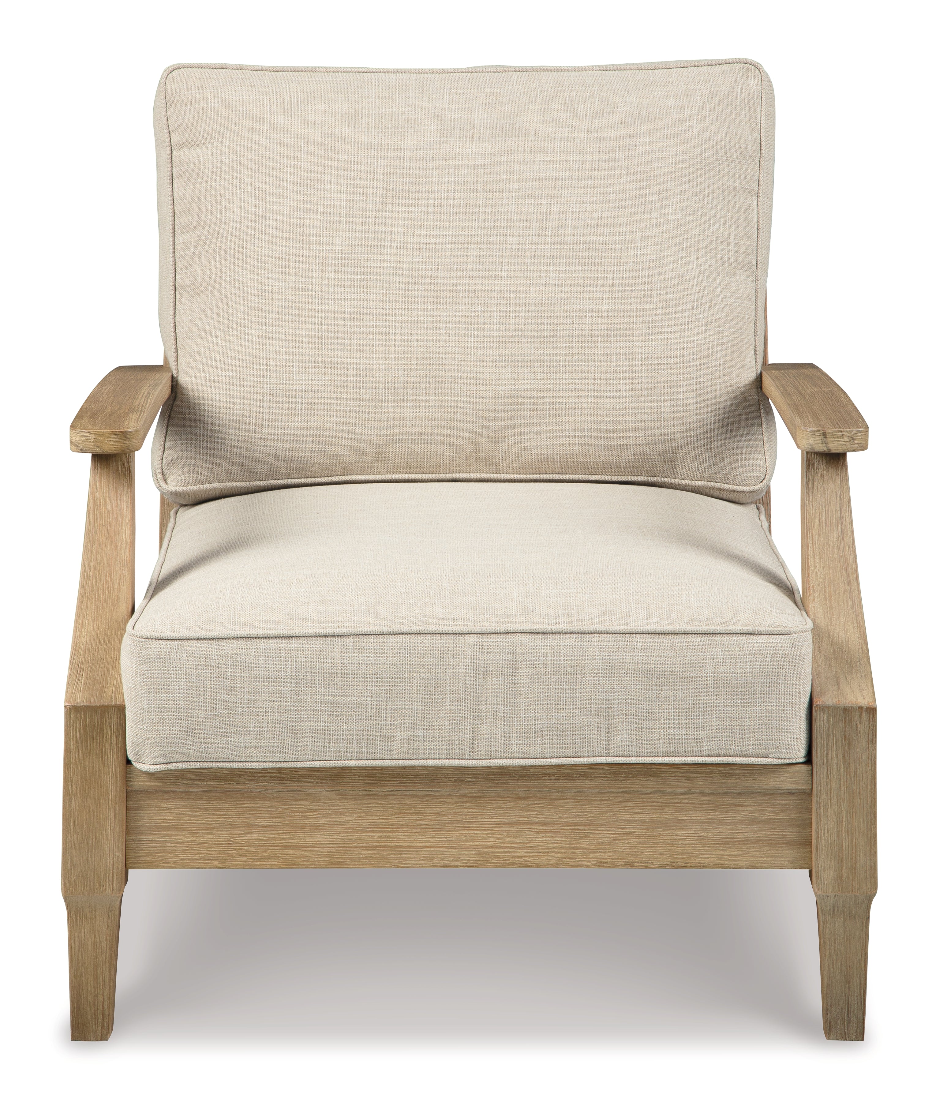 Furniture City Laplace - Ashley Furniture - Clare View Outdoor - Loveseat w/Cushion / Beige - P801-835