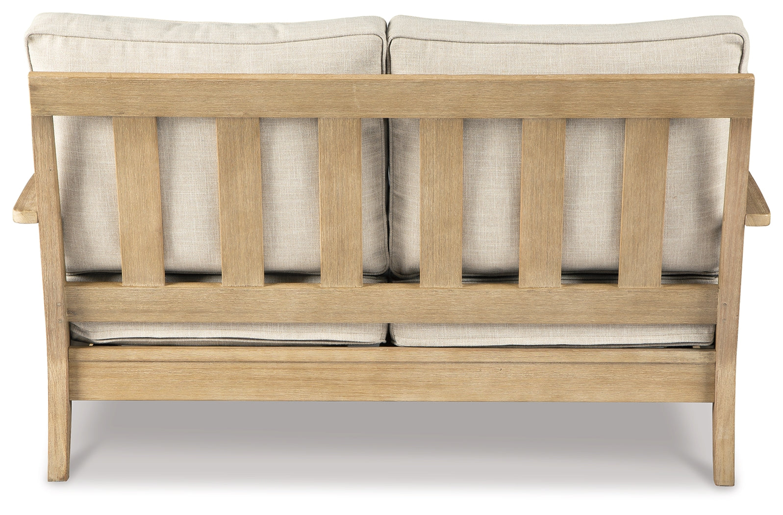 Furniture City Laplace - Ashley Furniture - Clare View Outdoor - Loveseat w/Cushion / Beige - P801-835