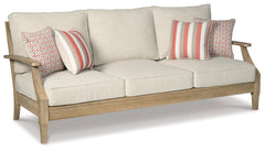 Furniture City Laplace - Ashley Furniture - Clare View Outdoor - Sofa with Cushion / Beige - P801-838