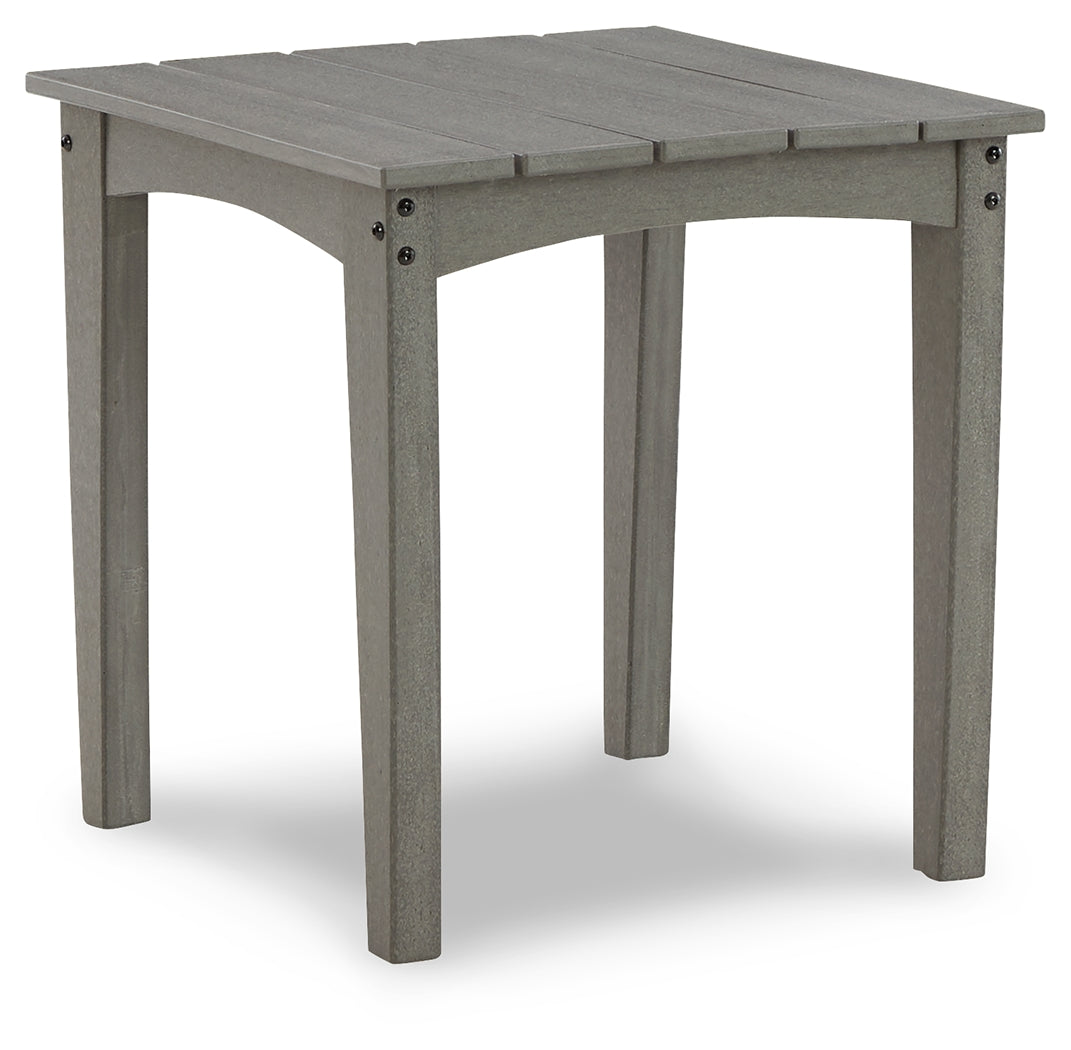 Furniture City Laplace - Ashley Furniture - Visola Outdoor - Square End Table / Gray - P802-702