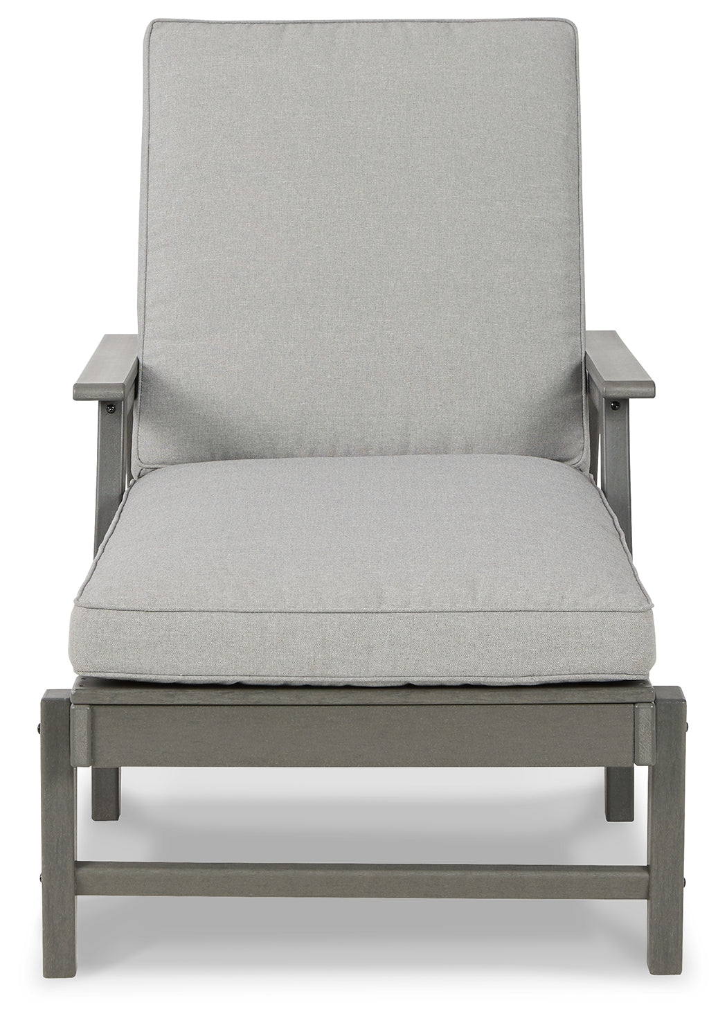 Furniture City Laplace - Ashley Furniture - Visola Outdoor - Chaise Lounge with Cushion / Gray - P802-815