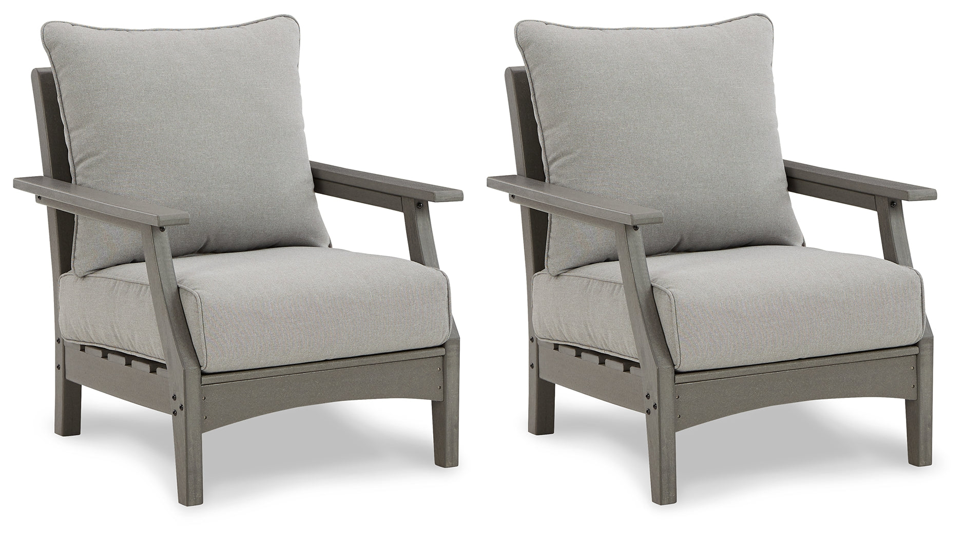 Furniture City Laplace - Ashley Furniture - Visola Outdoor - Chaise Lounge with Cushion / Gray - P802-815