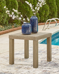 Furniture City Laplace - Ashley Furniture - Silo Point Outdoor - Square End Table / Brown - P804-702