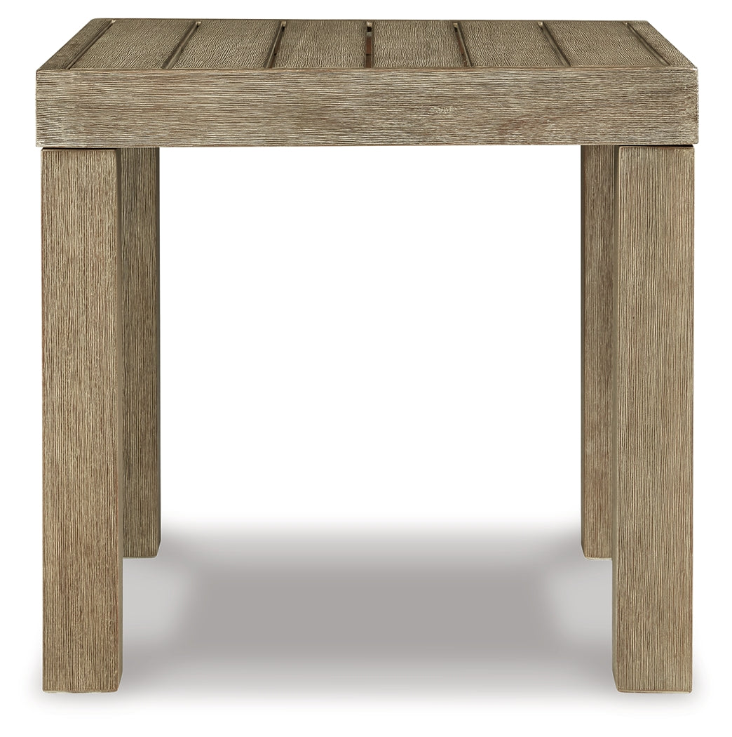 Furniture City Laplace - Ashley Furniture - Silo Point Outdoor - Square End Table / Brown - P804-702