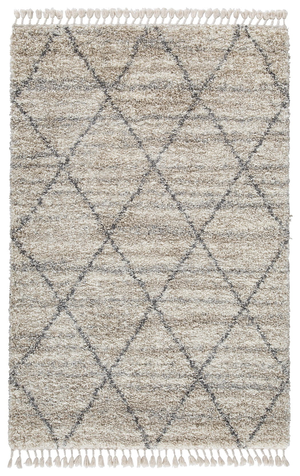 Furniture City Laplace - Ashley Furniture - Abdalah Rug - 5' x 7' Rug / Beige/Gray - R404622