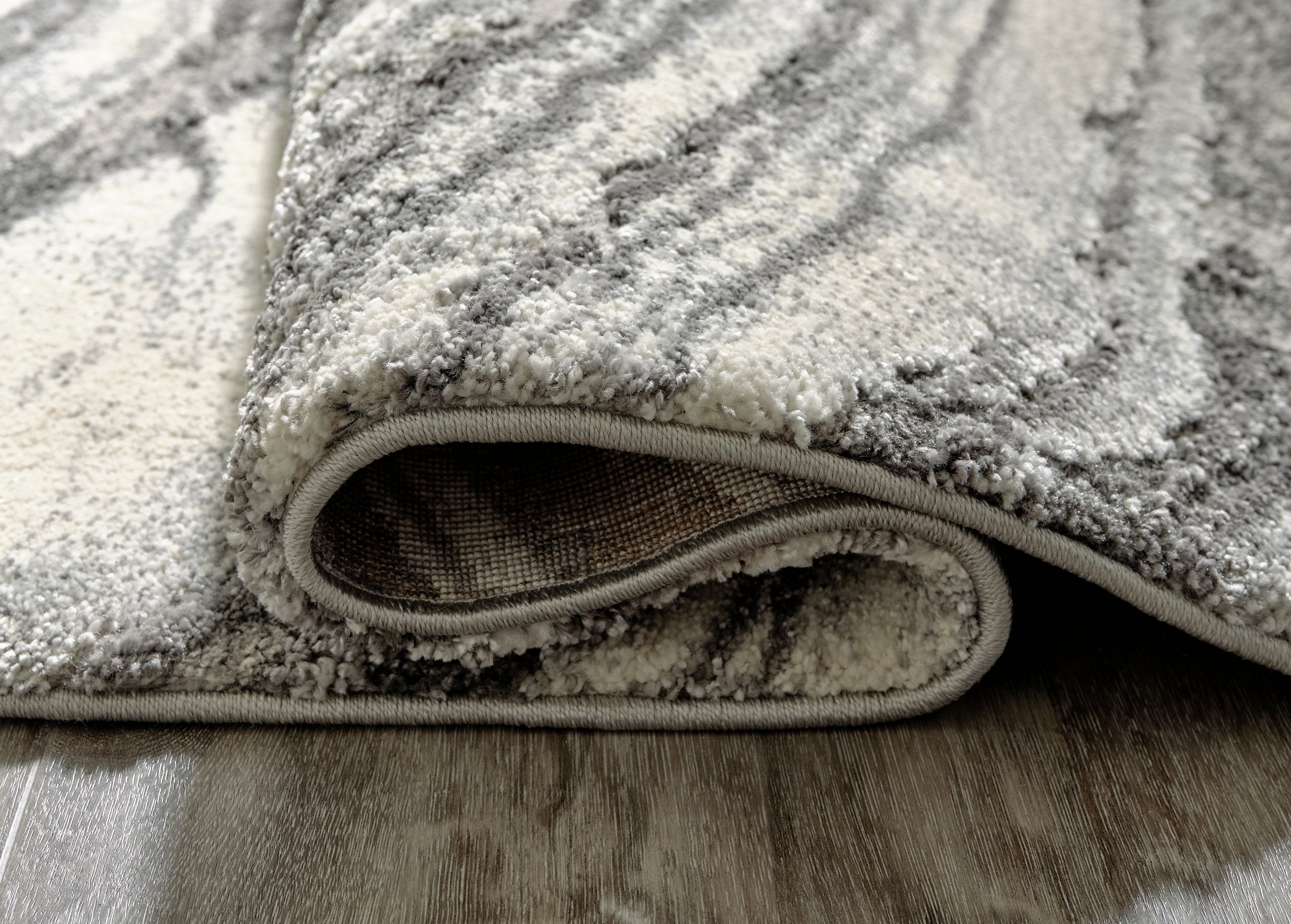 Furniture City Laplace - Ashley Furniture - Wysdale Rug - 7'10" x 10'3" Rug / Ivory/Gray - R404901