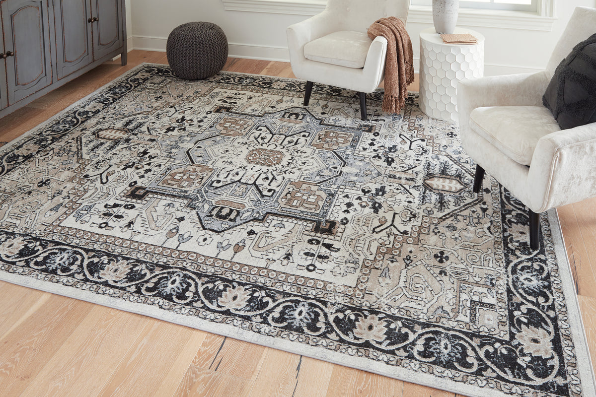 Furniture City Laplace - Ashley Furniture - Gregmoore Rug - 5'2" x 6'10" Washable Rug / Multi - R405822