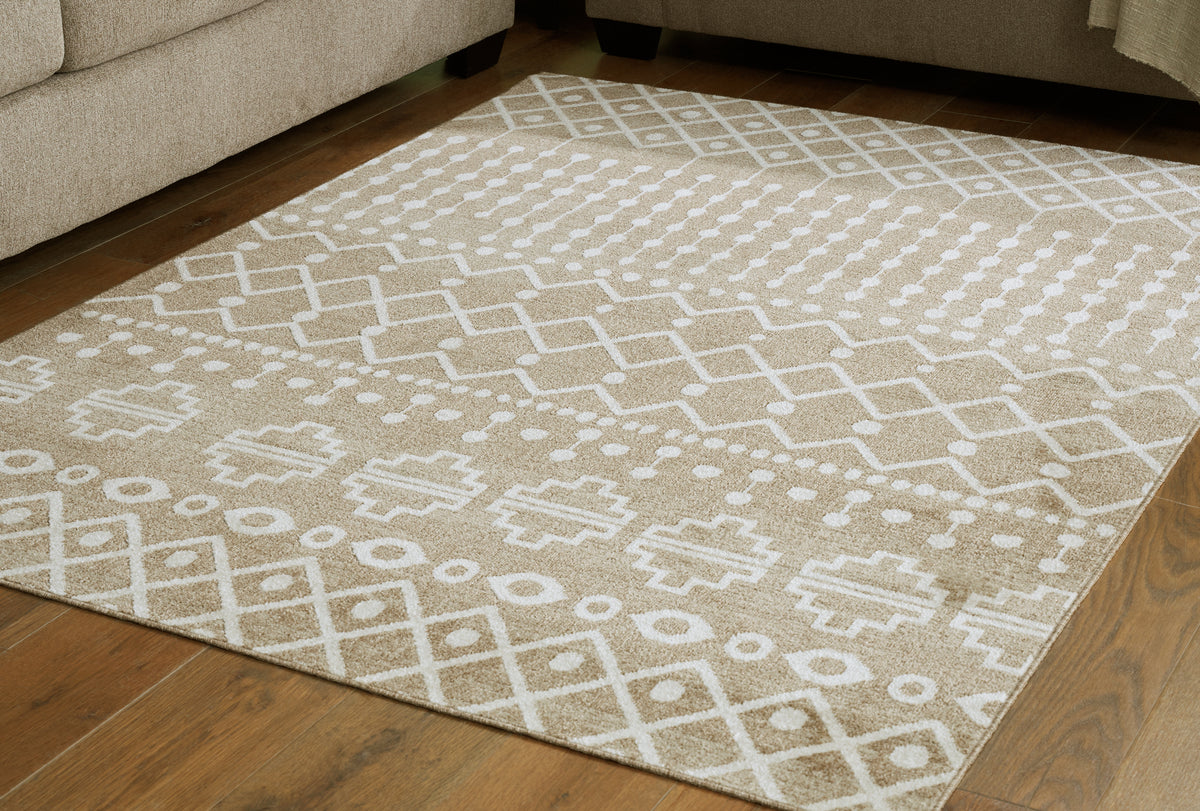 Furniture City Laplace - Ashley Furniture - Bunchly 4'11" x 7'2" Washable Rug - 4'11" x 7'2" Washable Rug - R406222