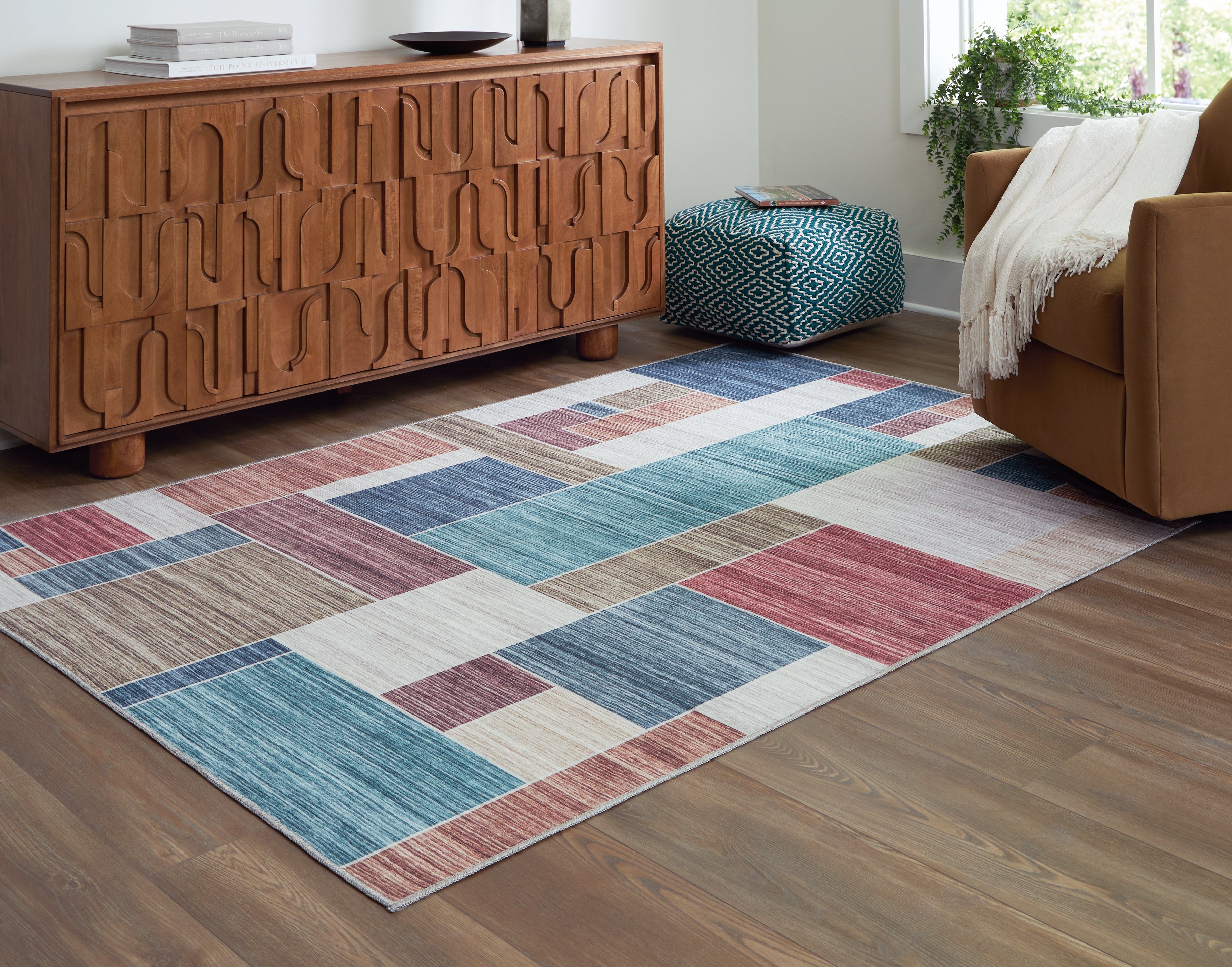 Furniture City Laplace - Ashley Furniture - Numore Rug - 5'2" x 6'11" Washable Rug - R406662
