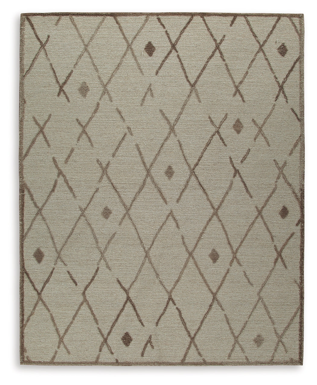 Furniture City Laplace - Ashley Furniture - Guyford 8' x 10' Rug - 8' x 10' Rug / Beige/Brown - R406871