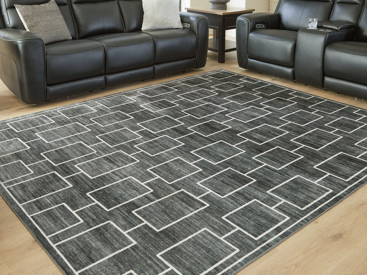 Furniture City Laplace - Ashley Furniture - Elderland Washable 7'6" x 9'6" Area Rug - Washable 7'6" x 9'6" Area Rug - R407401