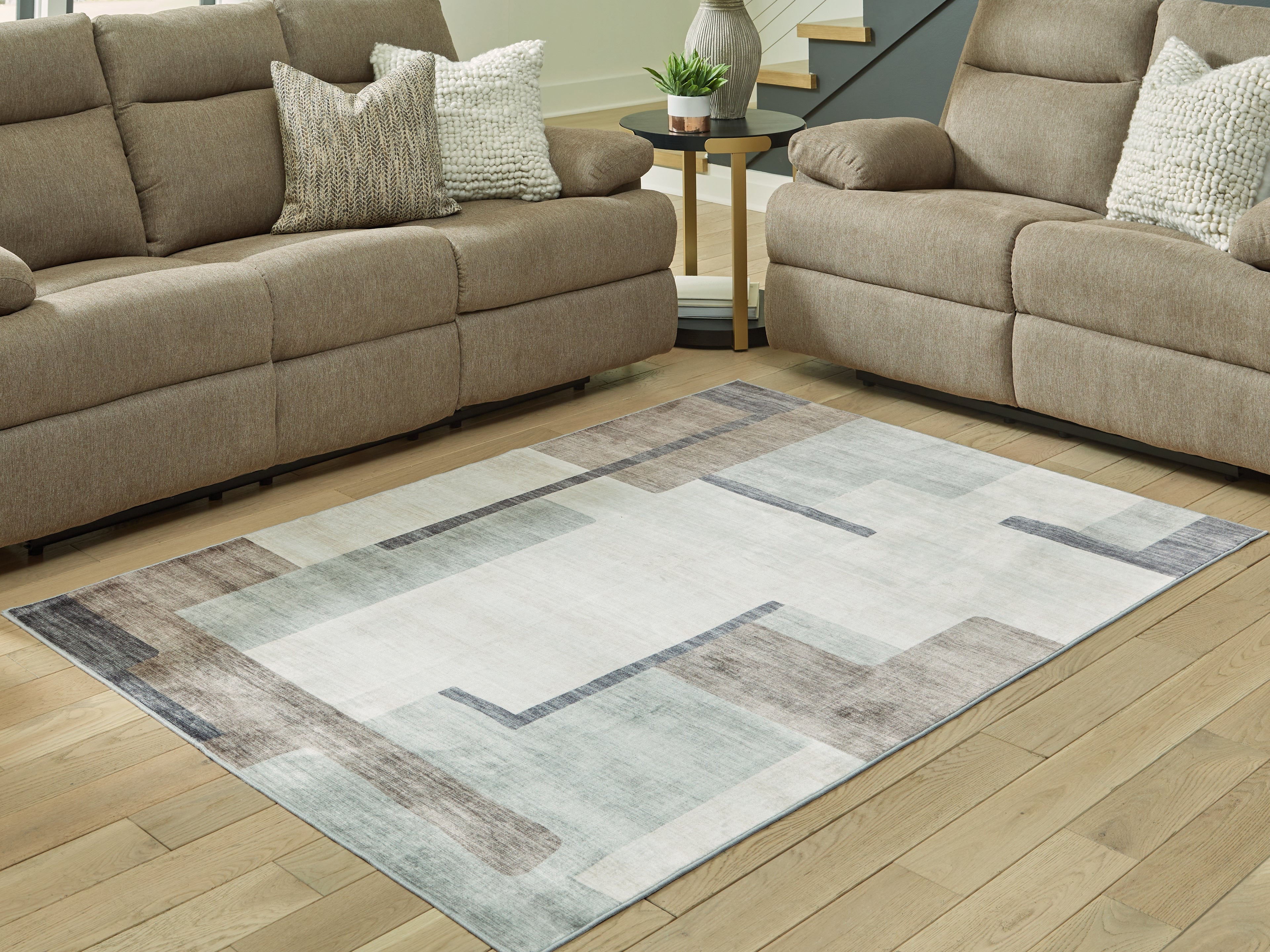 Furniture City Laplace - Ashley Furniture - Larkport Washable 5' x 7' Area Rug - Washable 5' x 7' Area Rug - R407412