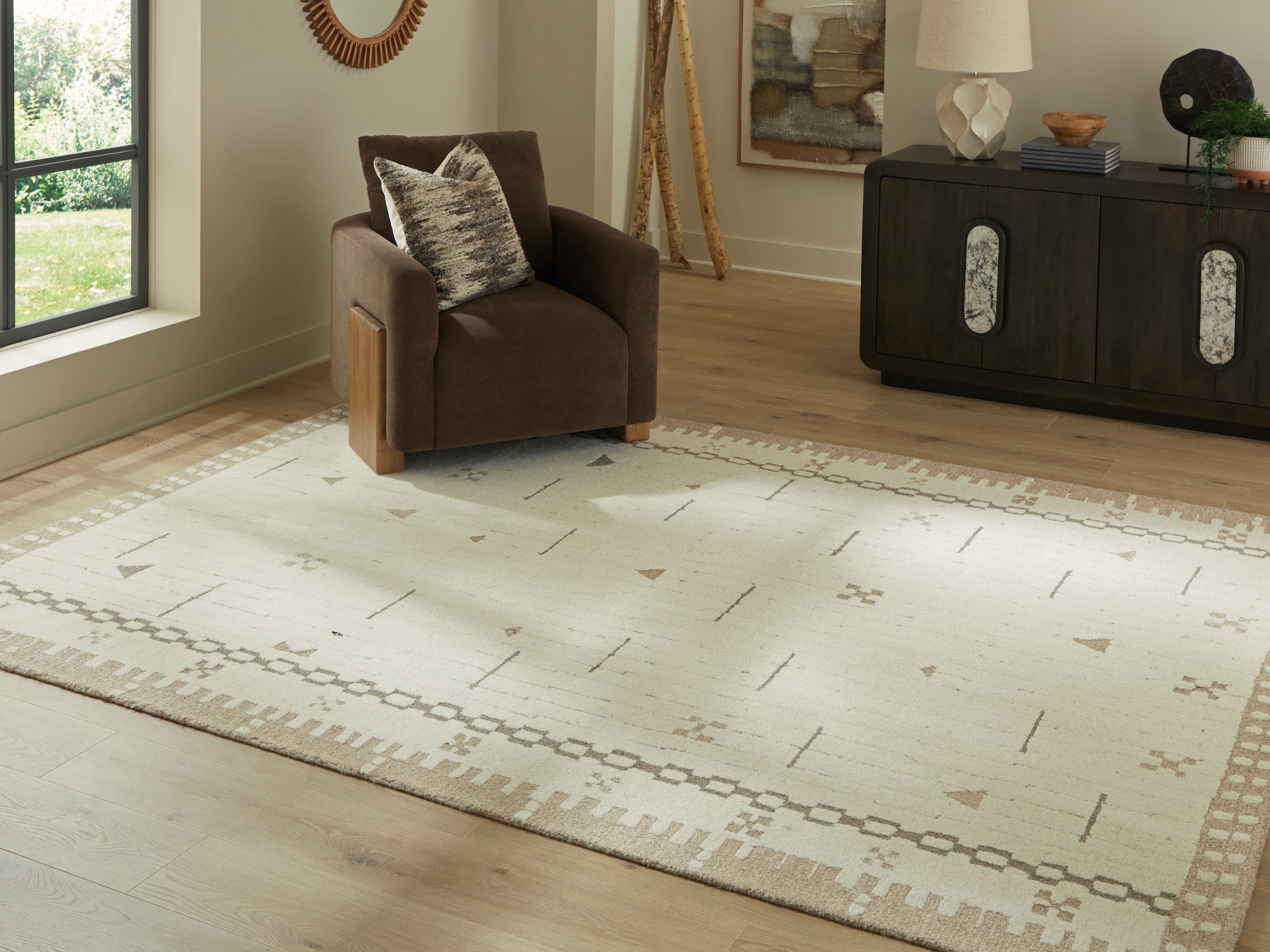 Furniture City Laplace - Ashley Furniture - Dot Rug - 7'8" x 10' Area Rug - R407651