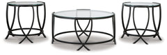 Furniture City Laplace - Ashley Furniture - Tarrin Table (Set of 3) - Occasional Table Set (3/CN) / Black - T115-13