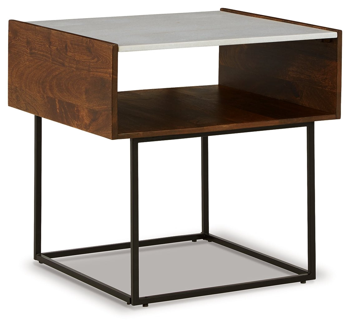 Furniture City Laplace - Ashley Furniture - Rusitori End Table - Rectangular End Table / Multi - T169-3