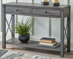Furniture City Laplace - Ashley Furniture - Freedan Sofa/Console Table - Console Sofa Table / Grayish Brown - T175-4