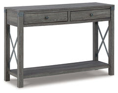 Furniture City Laplace - Ashley Furniture - Freedan Sofa/Console Table - Console Sofa Table / Grayish Brown - T175-4