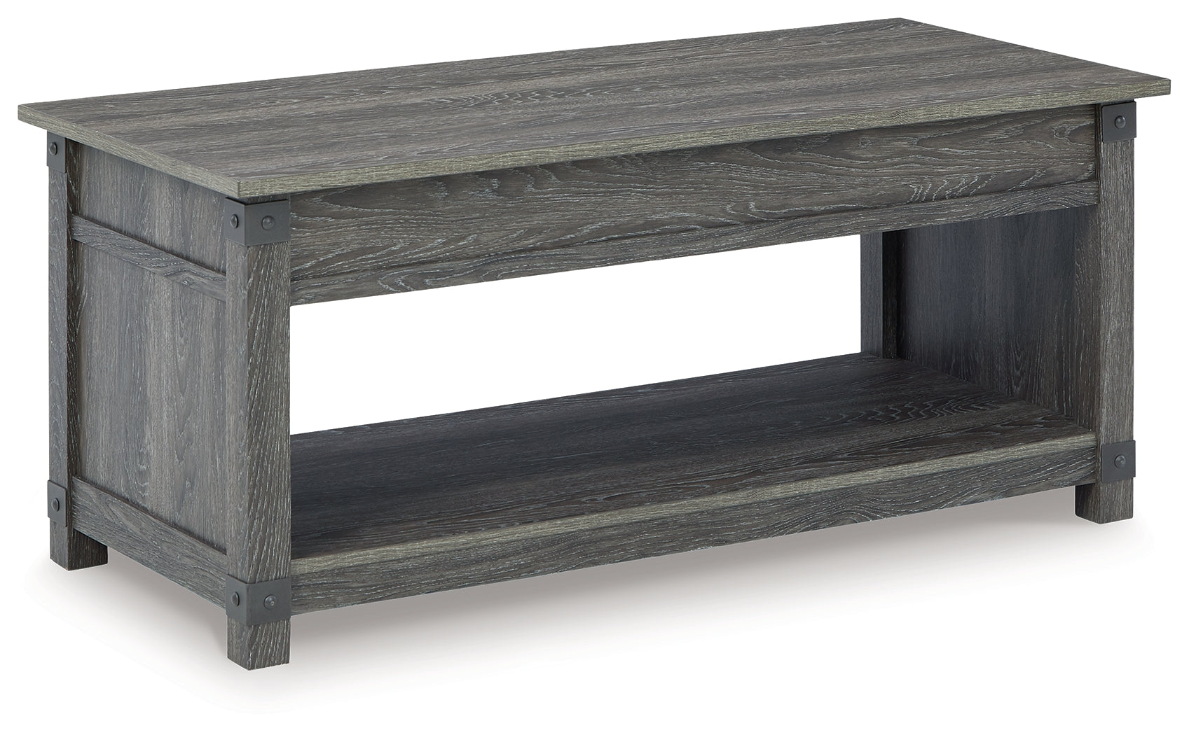 Furniture City Laplace - Ashley Furniture - Freedan Lift-Top Coffee Table - Rect Lift Top Cocktail Table / Grayish Brown - T175-9