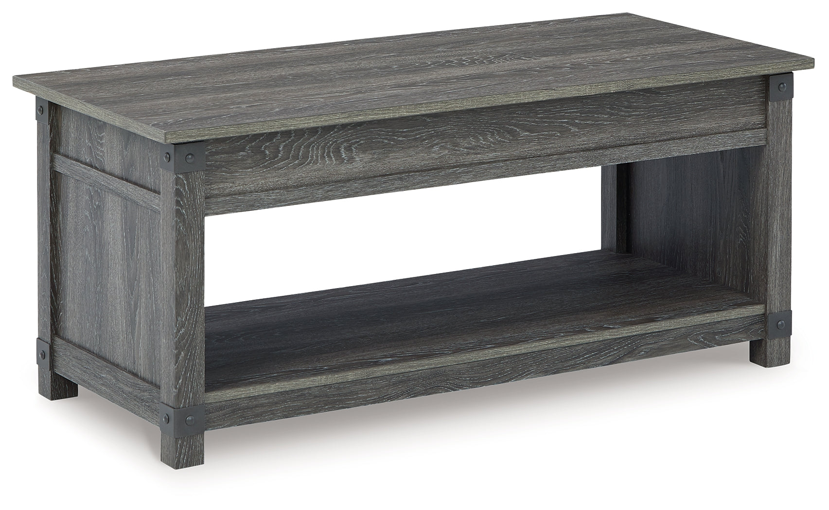 Furniture City Laplace - Ashley Furniture - Freedan Lift-Top Coffee Table - Rect Lift Top Cocktail Table / Grayish Brown - T175-9